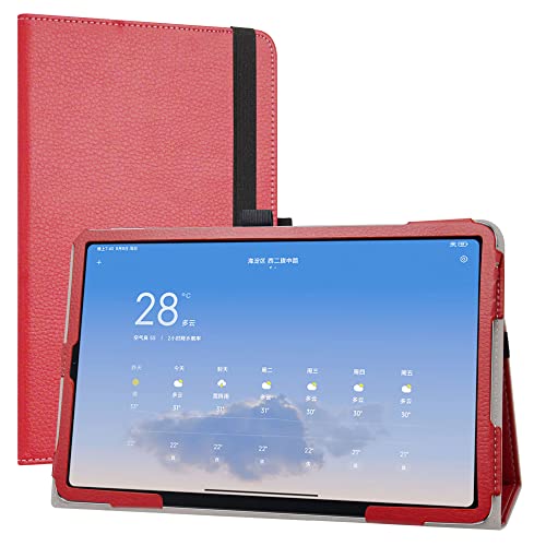 Labanem A Schutzhülle mit Xiaomi Pad 5, Slim Fit PU-Leder Schutzhülle Slim und faltbar [Auto Sleep/Wake-Up] Schutzhülle für Xiaomi Pad 5 Tablet – Rot BTKJ713-3 von Labanem