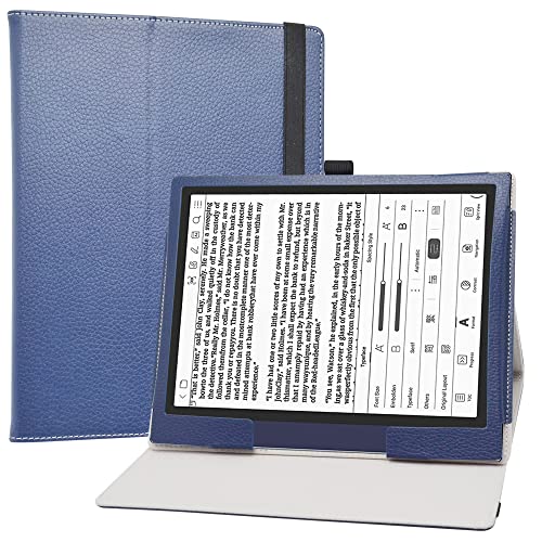 Labanem Kompatibel mit BOOX Note Air2 Hülle, Slim Fit Folio PU Leder dünne Schutzhülle Schale Etui Tasche für 10.3'' BOOX Note Air2 /BOOX Note Air2 Plus Tablet - Blau, BTKJ720-2 von Labanem