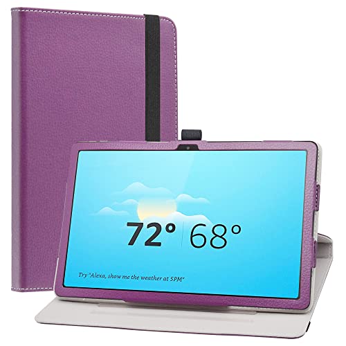 Labanem Kompatibel mit Lenovo Tab M10 Plus 3rd Gen Hülle, 360°Drehbarer Cover Kunstleder Schutzhülle Tasche Etui mit Ständerfunktion für 10.61" Lenovo Tab M10 Plus 3rd Gen Tablet - Violett Labanem Kompatibel mit Lenovo Tab M10 Plus 3rd Gen Hülle, 360°Drehbarer Cover Kunstleder Schutzhülle Tasche Etui mit Ständerfunktion für 10.61" Lenovo Tab M10 Plus 3rd Gen Tablet - Violett von Labanem