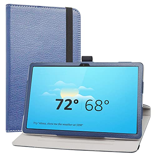 Labanem Schutzhülle mit Lenovo Tab M10 Plus, um 360 ° drehbar, Schutzhülle mit Standfunktion für Lenovo Tab M10 Plus 3. Generation Tablet – Blau von Labanem