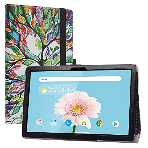 Labanema Kompatibel mit Teclast P20HD Hülle, Slim Fit Folio PU Leder dünne Schutzhülle Schale Etui Tasche für 10.1" Teclast P20HD /Teclast M40 Tablet - Love Tree von Labanem