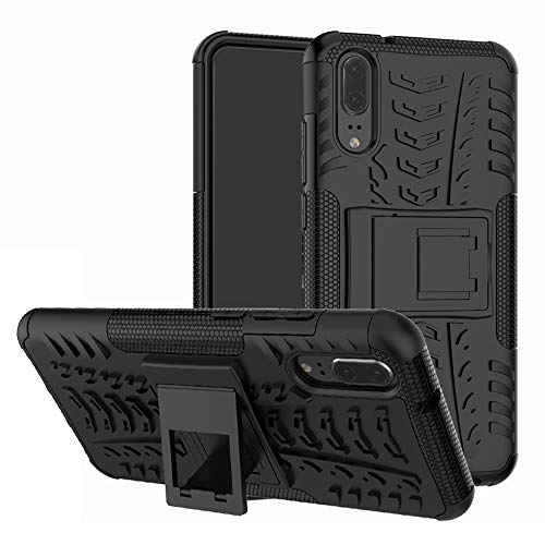 Labanema Huawei P20 Hülle, Abdeckung Cover schutzhülle Tough Strong Rugged Shock Proof Heavy Duty Case Für Huawei P20-Schwarz von Labanema