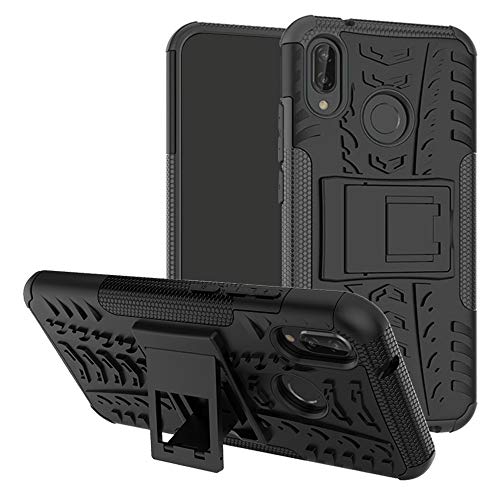 Labanema Hülle Für Huawei P20 Lite, Abdeckung Cover schutzhülle Tough Strong Rugged Shock Proof Heavy Duty Case Für Huawei P20 Lite - Schwarz von Labanema