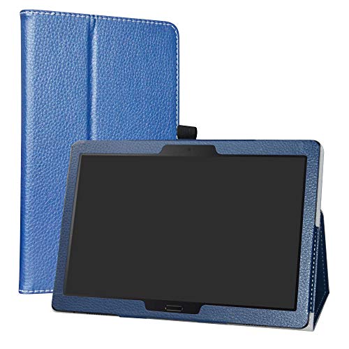 Labanema Hülle für Lenovo Tab M10 HD, Slim Fit Folio PU Leder dünne Kunstleder Schutzhülle Cover Schale Etui Tasche für 10.1" Lenovo Tab M10 HD/Smart Tab P10 Tablet - Blau von Labanema