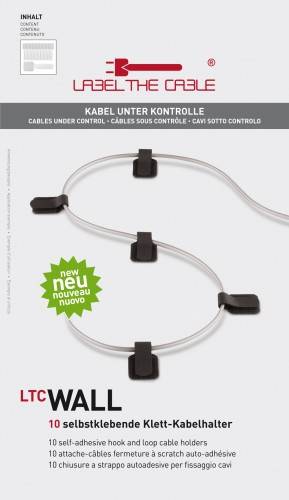 LTC Kletthalter Wall 10er Set selbstklebend Weiß LTC Kletthalter Wall 10er Set selbstklebend Weiß von Label-the-Cable