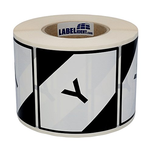 Labelident Gefahrgutetiketten 100 x 100 mm - LQ Limited Quantity - 1000 LQ Aufkleber auf 1 Rolle(n), Polyethylen, Verpackungskennzeichen selbstklebend von Labelident