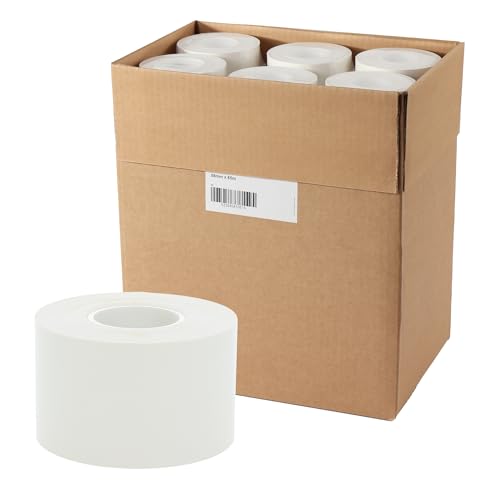 Linerless Versandetiketten - 58 mm x 2.340 lfm - BPA-freie Thermo Top Linerless Etiketten auf 36 Rolle(n), 40 mm Kern, selbstklebend von Labelident