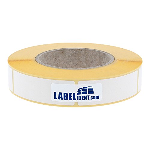 Labelident Thermoetiketten auf Rolle - 25 x 75 mm - 950 BPA-freie Thermodirekt Etiketten Eco auf 3 Zoll (76,2 mm) für Standard- und Industriedrucker von Labelident