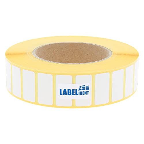 Thermoetiketten auf Rolle - 30 x 15 mm - 4.000 BPA-freie Thermodirekt Etiketten Eco auf 76 mm für Standard- und Industriedrucker von Labelident