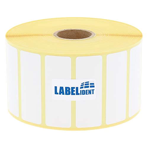 Labelident Thermoetiketten auf Rolle - 50 x 18 mm - 2500 BPA-freie Thermodirekt Etiketten auf 1 Zoll Rolle für Desktopdrucker, selbstklebend Labelident Thermoetiketten auf Rolle - 50 x 18 mm - 2500 BPA-freie Thermodirekt Etiketten auf 1 Zoll Rolle für Desktopdrucker, selbstklebend von Labelident