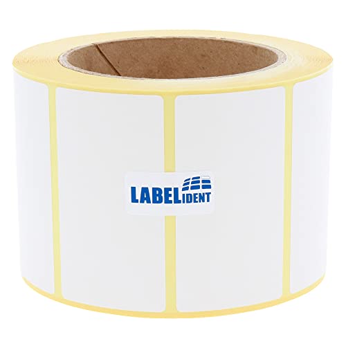Labelident Thermoetiketten auf Rolle - 75 x 40 mm - 1000 BPA-freie Thermodirekt Etiketten Eco auf 3 Zoll für Standard- und Industriedrucker, selbstklebend Labelident Thermoetiketten auf Rolle - 75 x 40 mm - 1000 BPA-freie Thermodirekt Etiketten Eco auf 3 Zoll für Standard- und Industriedrucker, selbstklebend von Labelident