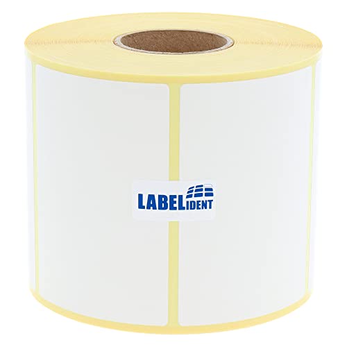 Labelident Thermoetiketten auf Rolle - 90 x 60 mm - 1000 BPA-freie Thermodirekt Etiketten auf 1,57 Zoll Rolle für Standard- und Industriedrucker, selbstklebend Labelident Thermoetiketten auf Rolle - 90 x 60 mm - 1000 BPA-freie Thermodirekt Etiketten auf 1,57 Zoll Rolle für Standard- und Industriedrucker, selbstklebend von Labelident