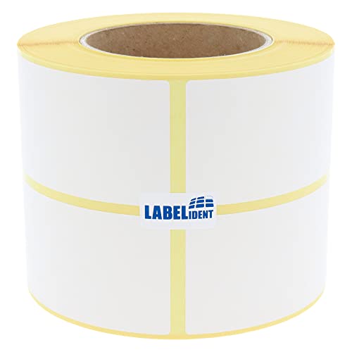 Labelident Thermotransfer-Etiketten auf Rolle weiß - 50 x 150 mm - 1000 Haftetiketten auf 1 Rolle(n), 3 Zoll Kern, Rollenetiketten Papier, selbstklebend von Labelident