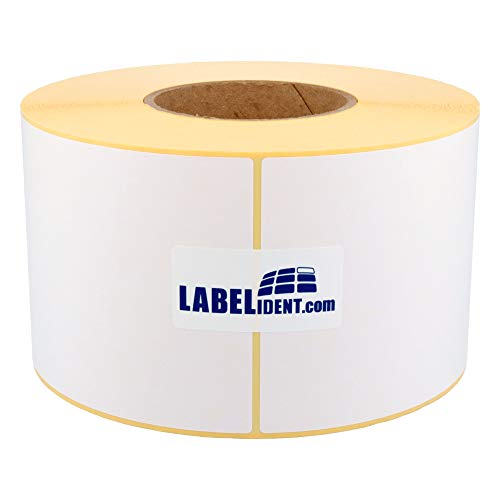 Labelident Versandetiketten DHL, DPD, Fedex, GLS, Hermes, UPS - 100 x 150 mm - 1.000 BPA-freie Thermo-Eco Papier Etiketten auf 1 Rolle(n), 3 Zoll (76,2 mm), Thermodirekt selbstklebend von Labelident
