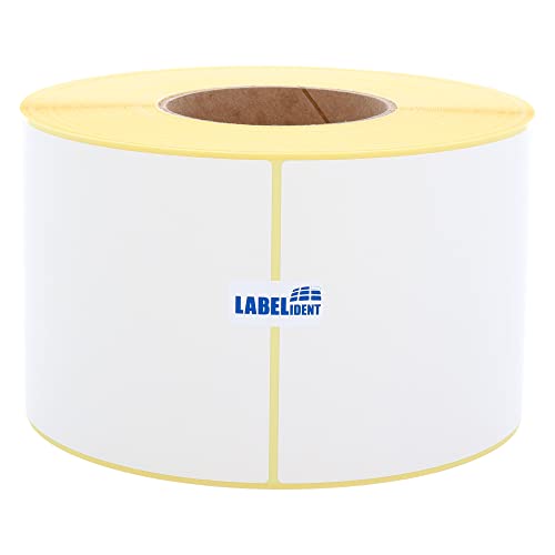 Labelident Versandetiketten DHL, DPD, Fedex, GLS, Hermes, UPS - 105 x 148 mm - 1.000 BPA-freie Thermo-Eco Papier Etiketten auf 1 Rolle(n), 3 Zoll (76,2 mm), Thermodirekt selbstklebend, Trägerperfo. von Labelident