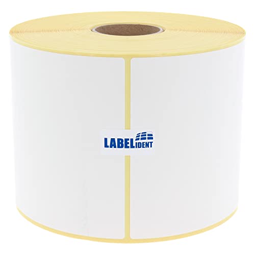 Versandetiketten DHL, DPD, Fedex, GLS, Hermes, UPS - 105 x 148 mm - 750 BPA-freie Thermo-Eco Papier Etiketten auf 1 Rolle(n), 40 mm, Thermodirekt selbstklebend, Trägerperfo. von Labelident
