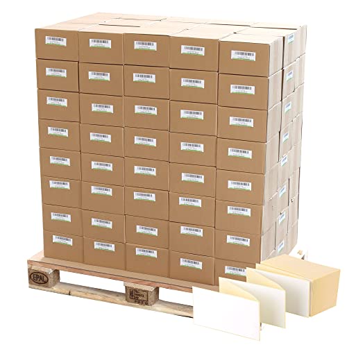 Labelident Versandetiketten DHL, leporello-gefalzt - 103 x 199 mm - 1 Palette mit 240.000 BPA-freien Thermo Etiketten in 120 Packungen, Thermodirekt, Trägerperfo. von Labelident