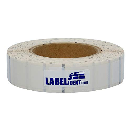 Labelident selbstlaminierende Kabeletiketten mit Black Mark, transparent - 34 x 100 mm - 500 Kabelmarkierer auf 3 Zoll (76,2 mm) Rolle, für Kabel-Ø 8,3 bis 23,6 mm von Labelident