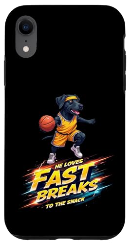 Lustiges Basketball-Geschenk für Hundeliebhaber des schwarzen Labradors Hülle für iPhone XR Lustiges Basketball-Geschenk für Hundeliebhaber des schwarzen Labradors Hülle für iPhone XR von Labrador Fun Designs