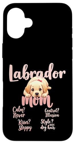 Lustiges Labrador-Zitat "Mom Dog Lab Mama" Hülle für iPhone 16 Plus Lustiges Labrador-Zitat "Mom Dog Lab Mama" Hülle für iPhone 16 Plus von Labrador Fun Designs
