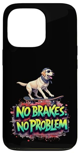 Lustiges Skateboard-Geschenk für Labrador-Hundebesitzer Hülle für iPhone 13 Pro von Labrador Fun Designs