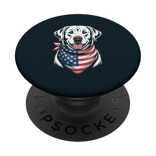 Amerikanischer Labrador Retriever USA Labrador PopSockets Klebender PopGrip Amerikanischer Labrador Retriever USA Labrador PopSockets Klebender PopGrip von Labrador Retriever Lover Gifts & Tees
