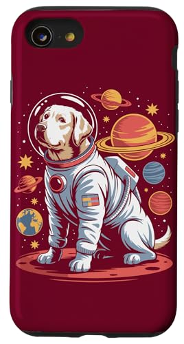 Astronaut Labrador Retriever Space Labrador Hülle für iPhone SE (2020) / 7 / 8 von Labrador Retriever Lover Gifts & Tees