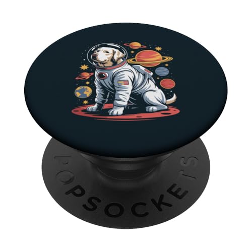 Astronaut Labrador Retriever Space Labrador PopSockets Klebender PopGrip Astronaut Labrador Retriever Space Labrador PopSockets Klebender PopGrip von Labrador Retriever Lover Gifts & Tees