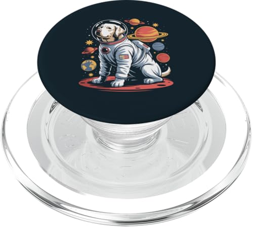 Astronaut Labrador Retriever Space Labrador PopSockets PopGrip für MagSafe Astronaut Labrador Retriever Space Labrador PopSockets PopGrip für MagSafe von Labrador Retriever Lover Gifts & Tees