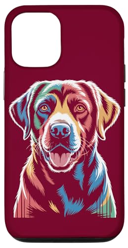 Bunter Labrador Retriever Art Labrador Hülle für iPhone 12/12 Pro von Labrador Retriever Lover Gifts & Tees