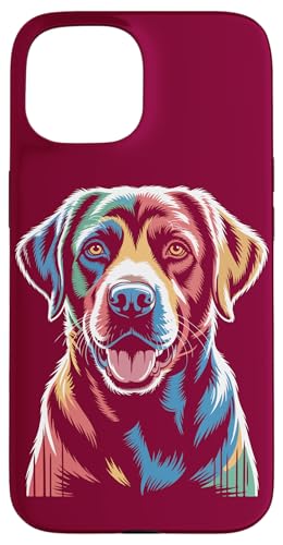 Bunter Labrador Retriever Art Labrador Hülle für iPhone 15 von Labrador Retriever Lover Gifts & Tees