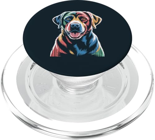 Bunter Labrador Retriever Art Labrador PopSockets PopGrip für MagSafe Bunter Labrador Retriever Art Labrador PopSockets PopGrip für MagSafe von Labrador Retriever Lover Gifts & Tees