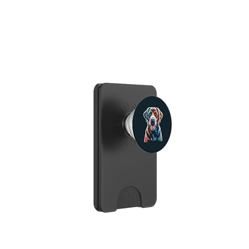 Bunter Labrador Retriever Art Labrador PopSockets PopWallet für MagSafe Bunter Labrador Retriever Art Labrador PopSockets PopWallet für MagSafe von Labrador Retriever Lover Gifts & Tees