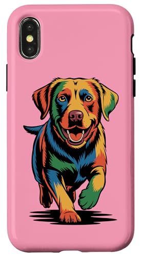 Bunter Labrador Retriever Hülle für iPhone X/XS von Labrador Retriever Lover Gifts & Tees
