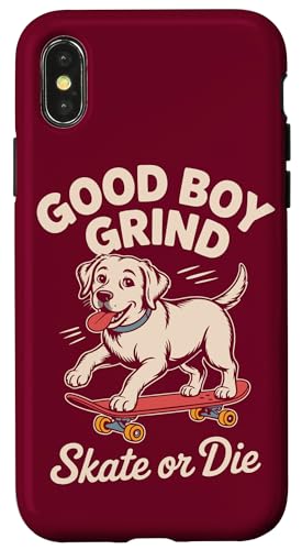 Eislaufen Labrador Retriever Skateboard Labrador Hülle für iPhone X/XS Eislaufen Labrador Retriever Skateboard Labrador Hülle für iPhone X/XS von Labrador Retriever Lover Gifts & Tees