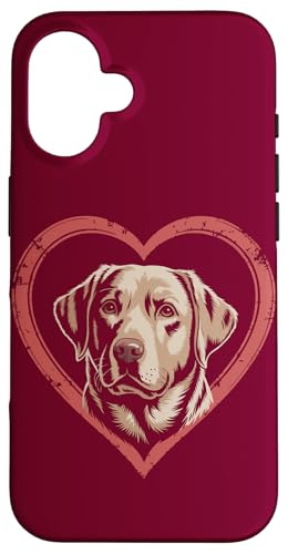 I Love Labrador Retrievers Herz Labrador Hülle für iPhone 16 von Labrador Retriever Lover Gifts & Tees