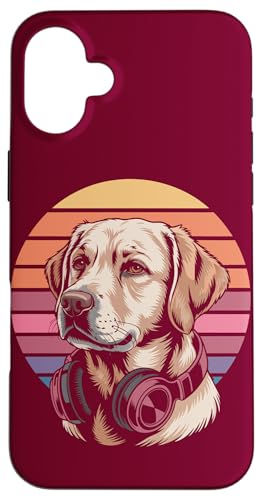 Labrador Retriever Kopfhörer DJ Labrador Hülle für iPhone 16 Plus Labrador Retriever Kopfhörer DJ Labrador Hülle für iPhone 16 Plus von Labrador Retriever Lover Gifts & Tees