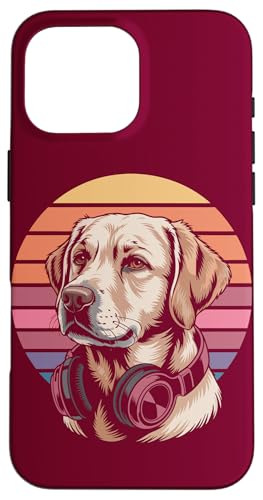 Labrador Retriever Kopfhörer DJ Labrador Hülle für iPhone 16 Pro Max Labrador Retriever Kopfhörer DJ Labrador Hülle für iPhone 16 Pro Max von Labrador Retriever Lover Gifts & Tees