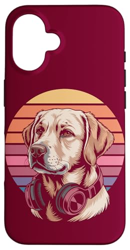 Labrador Retriever Kopfhörer DJ Labrador Hülle für iPhone 16 Labrador Retriever Kopfhörer DJ Labrador Hülle für iPhone 16 von Labrador Retriever Lover Gifts & Tees