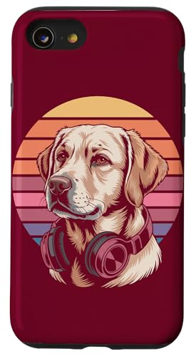 Labrador Retriever Kopfhörer DJ Labrador Hülle für iPhone SE (2020) / 7 / 8 von Labrador Retriever Lover Gifts & Tees