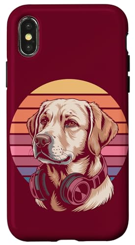 Labrador Retriever Kopfhörer DJ Labrador Hülle für iPhone X/XS Labrador Retriever Kopfhörer DJ Labrador Hülle für iPhone X/XS von Labrador Retriever Lover Gifts & Tees