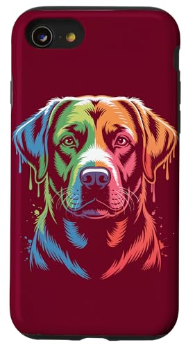 Labrador Retriever Kunstwerk Labrador Hülle für iPhone SE (2020) / 7 / 8 von Labrador Retriever Lover Gifts & Tees