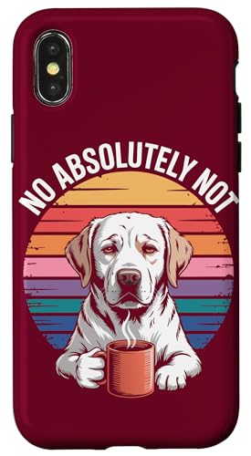 Labrador Retriever Office Grumpy Labrador Hülle für iPhone X/XS Labrador Retriever Office Grumpy Labrador Hülle für iPhone X/XS von Labrador Retriever Lover Gifts & Tees