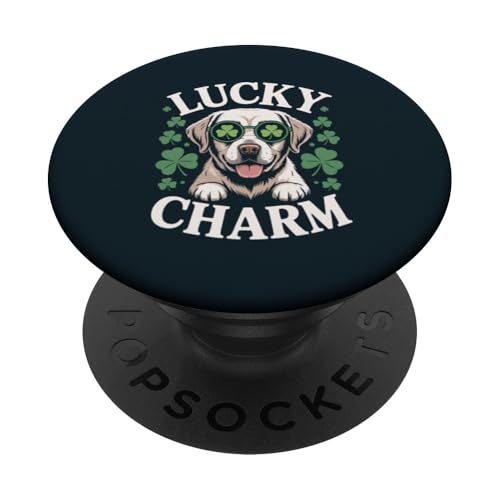 Labrador Retriever St. Patrick Labrador PopSockets Klebender PopGrip Labrador Retriever St. Patrick Labrador PopSockets Klebender PopGrip von Labrador Retriever Lover Gifts & Tees