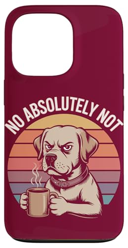 Lustiger Labrador Retriever Kaffee Grumpy Labrador Hülle für iPhone 13 Pro von Labrador Retriever Lover Gifts & Tees