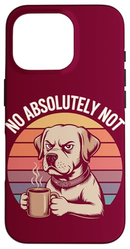 Lustiger Labrador Retriever Kaffee Grumpy Labrador Hülle für iPhone 16 Pro Lustiger Labrador Retriever Kaffee Grumpy Labrador Hülle für iPhone 16 Pro von Labrador Retriever Lover Gifts & Tees