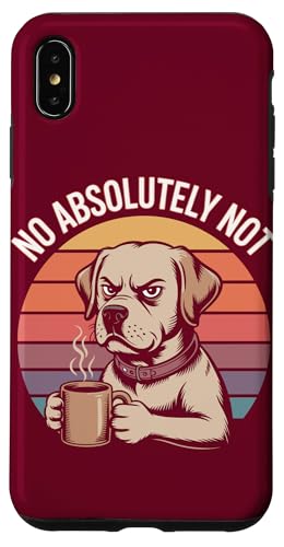 Lustiger Labrador Retriever Kaffee Grumpy Labrador Hülle für iPhone XS Max Lustiger Labrador Retriever Kaffee Grumpy Labrador Hülle für iPhone XS Max von Labrador Retriever Lover Gifts & Tees