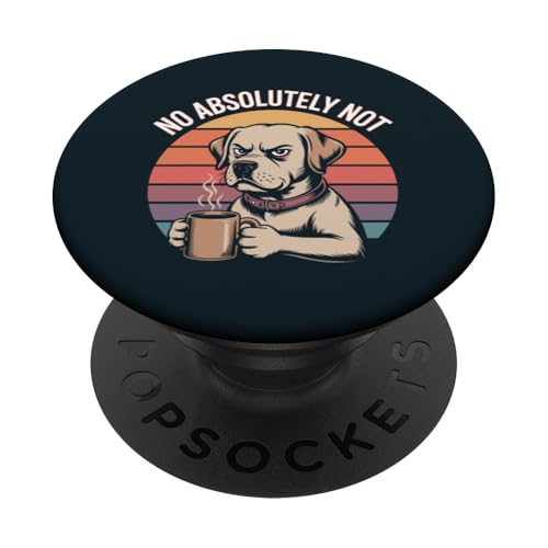 Lustiger Labrador Retriever Kaffee Grumpy Labrador PopSockets Klebender PopGrip Lustiger Labrador Retriever Kaffee Grumpy Labrador PopSockets Klebender PopGrip von Labrador Retriever Lover Gifts & Tees