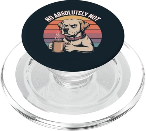 Lustiger Labrador Retriever Kaffee Grumpy Labrador PopSockets PopGrip für MagSafe Lustiger Labrador Retriever Kaffee Grumpy Labrador PopSockets PopGrip für MagSafe von Labrador Retriever Lover Gifts & Tees