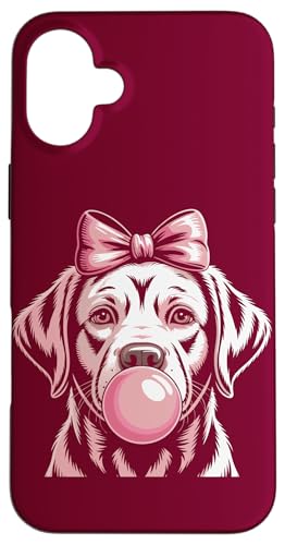 Rosa Bubblegum Labrador Retriever für Mädchen Labrador Hülle für iPhone 16 Plus Rosa Bubblegum Labrador Retriever für Mädchen Labrador Hülle für iPhone 16 Plus von Labrador Retriever Lover Gifts & Tees